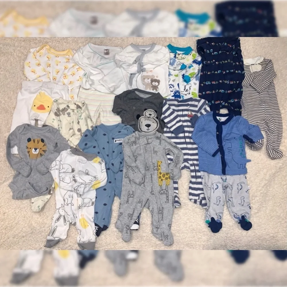 Newborn onesie & outfit lot! Cheap! Make me an offer!!!! Way more than pictured! - Picture 1 of 7